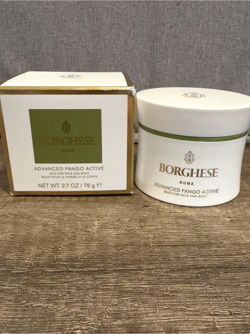 Borghese Advanced Fango Active Mud for Face and Body 2.7 Oz. NIB